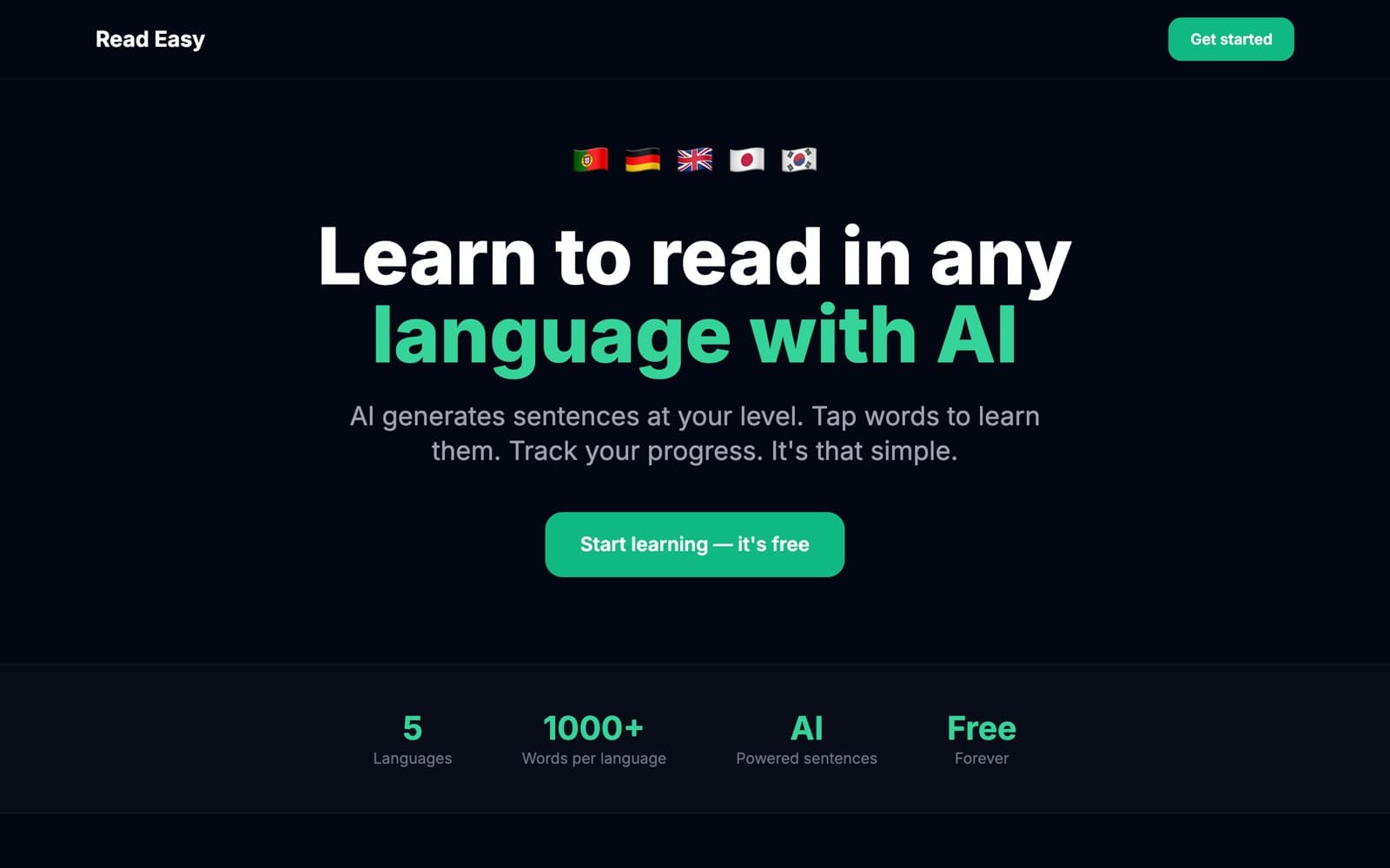 ReadEasy — screenshot